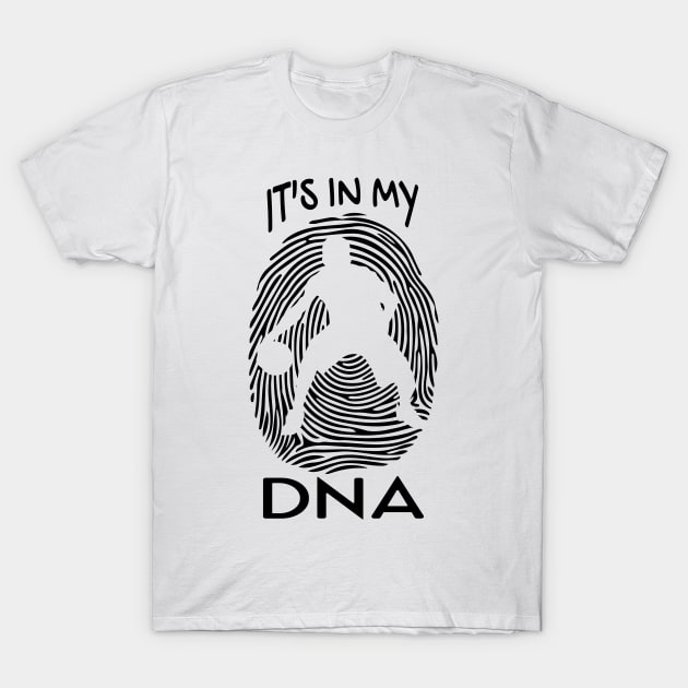 Basketball in my DNA Shirt T-Shirt by SeleART